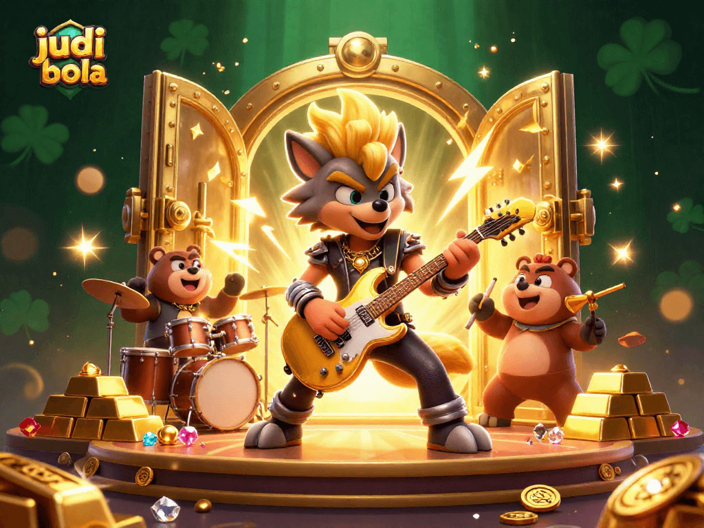 Engage in judi bola with thrilling action on a vibrant casino stage filled with treasures.