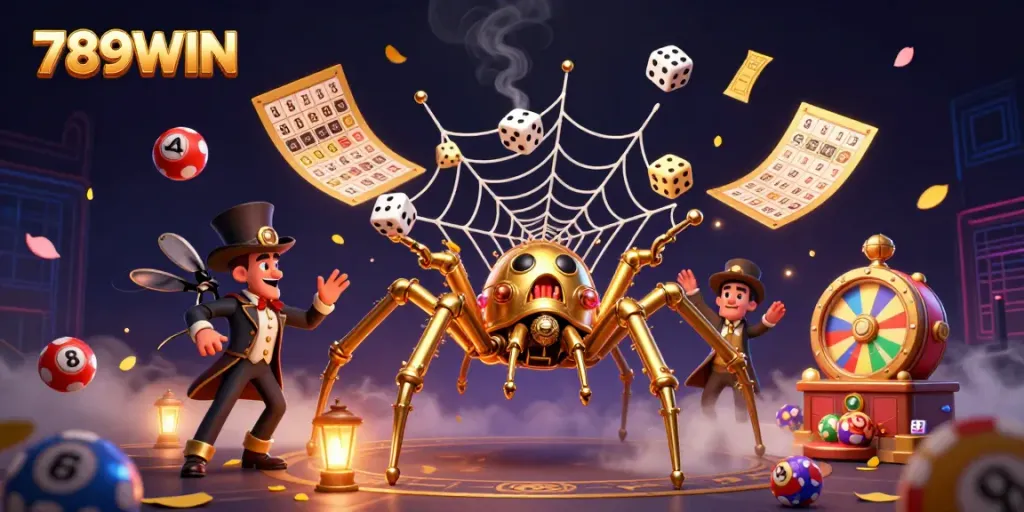 Experience winning with 789WIN in a vibrant 3D gaming world filled with excitement and rewards.