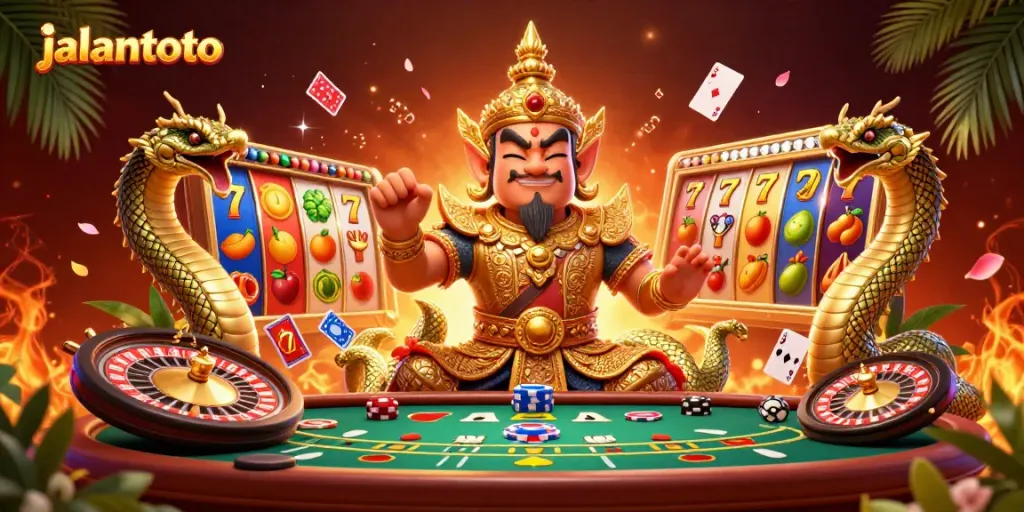 Experience winning strategies with jalantoto's vibrant online gambling scene, showcasing slots and live poker.