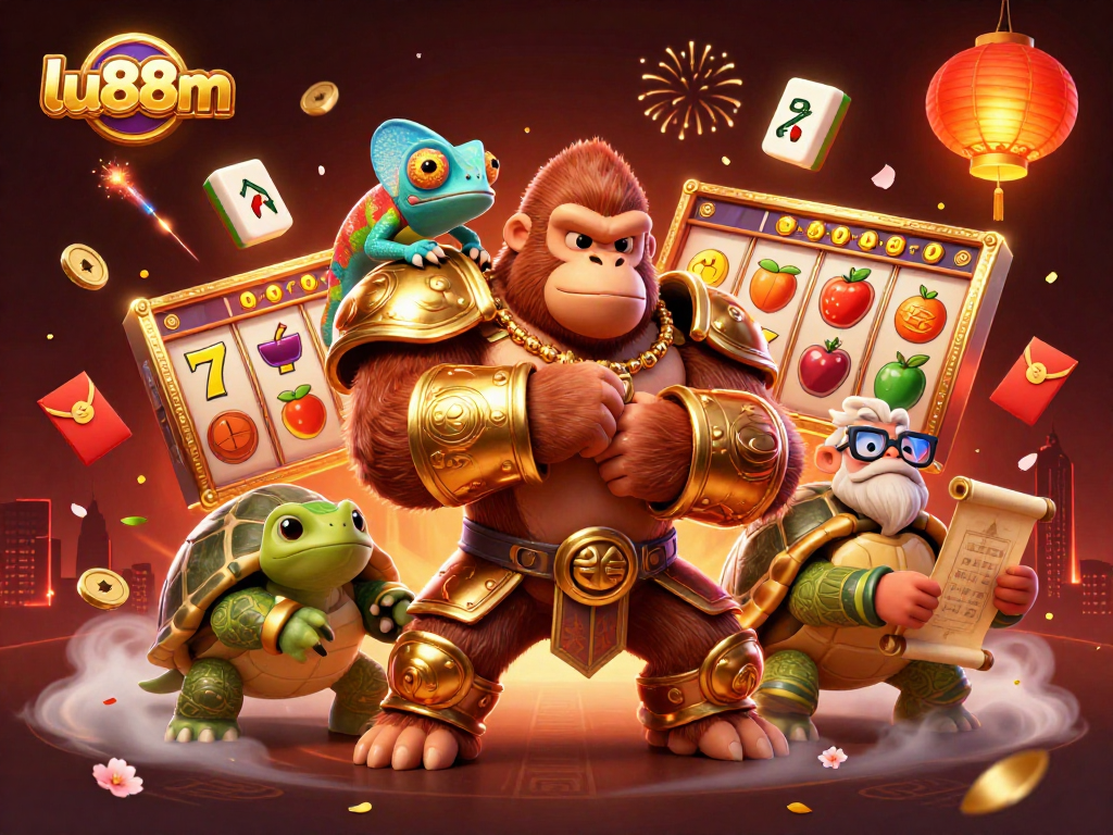 Engage in thrilling gameplay with LU88M's immersive slots experience featuring vibrant visuals.