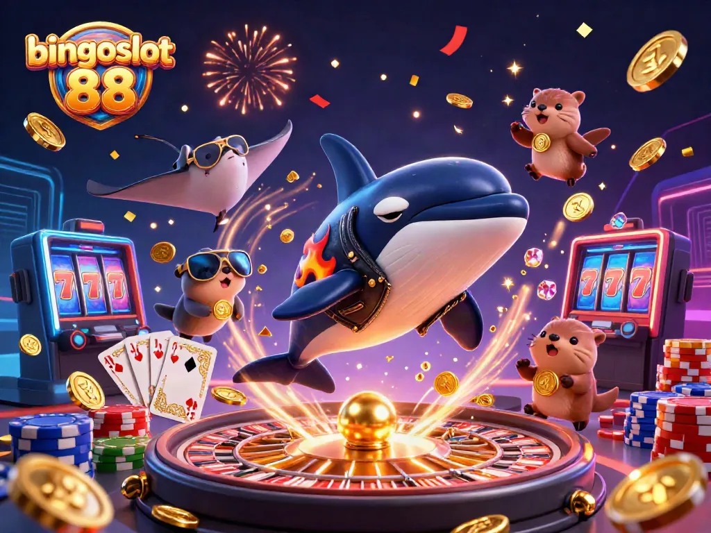 Menangkan hadiah menarik di bingoslot 88 dengan karakter laut yang ceria.