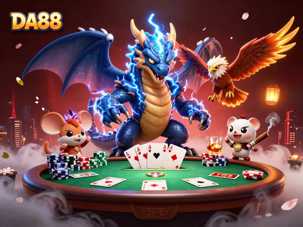 Engage in exciting gameplay at DA88, where players experience thrilling poker moments with dynamic casino action.