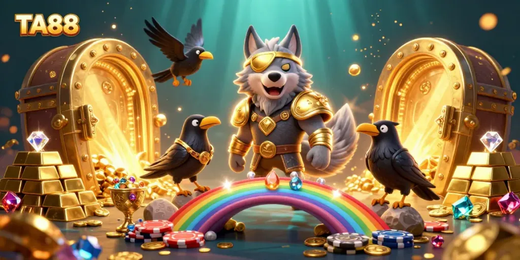 TA88 offers thrilling gambling experiences with Odin and ravens, set in a dazzling casino universe.