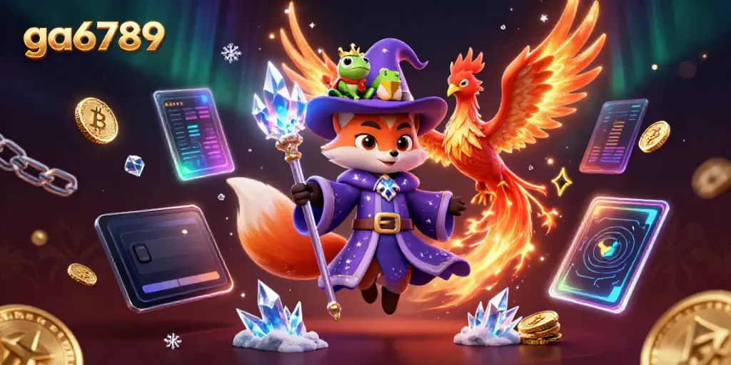 Engage with ga6789's vibrant online casino experience featuring unique characters and dynamic gaming elements.