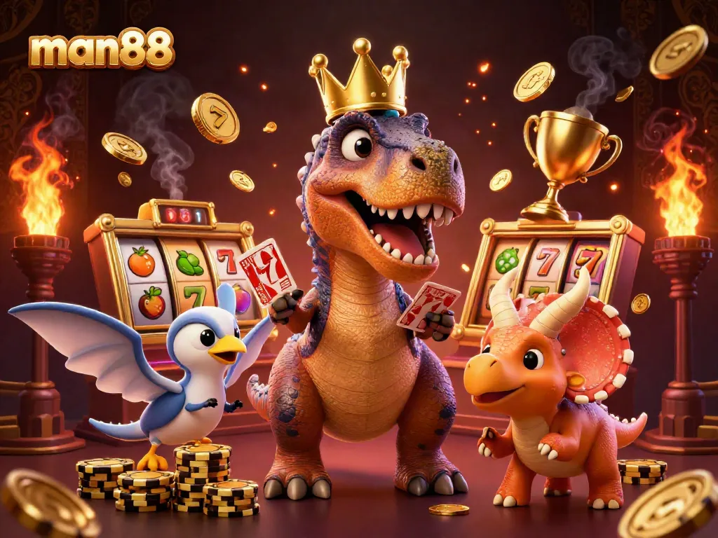 Experience thrilling gameplay at man88 with colorful slot machines, dynamic characters, and surprise jackpots.