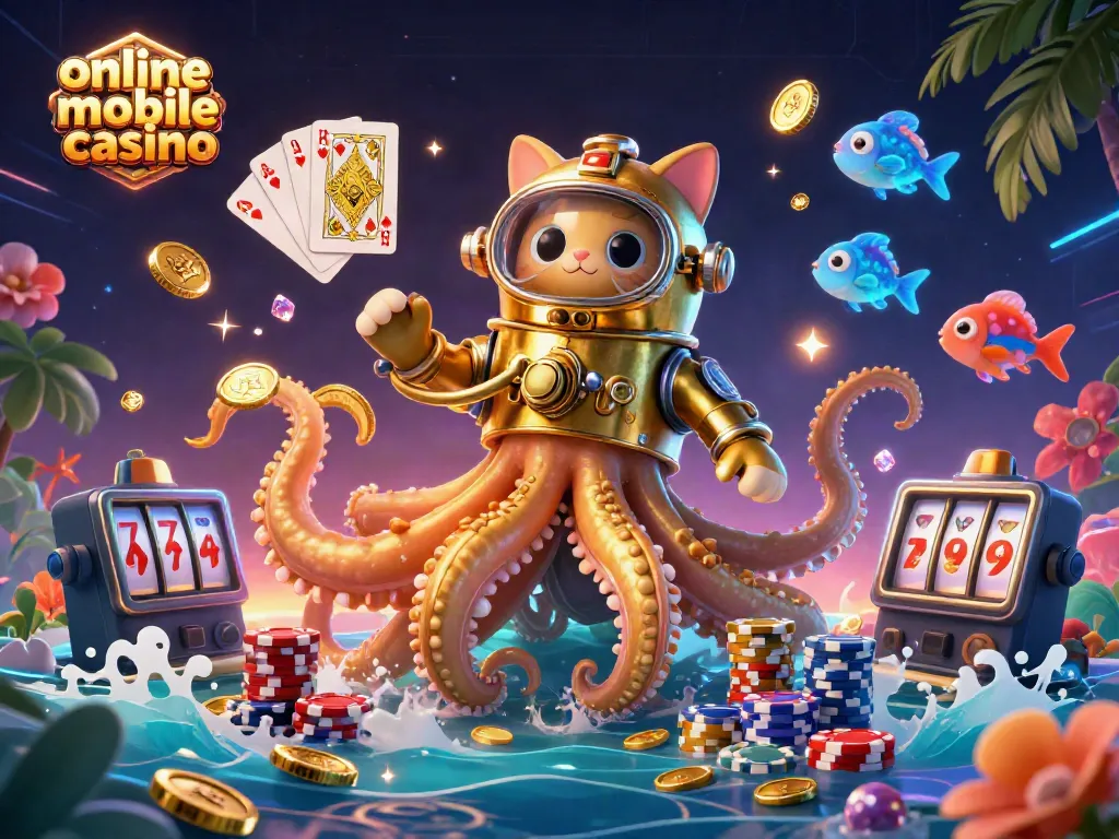 Play exciting games at the online mobile casino with vibrant visuals and dynamic characters.