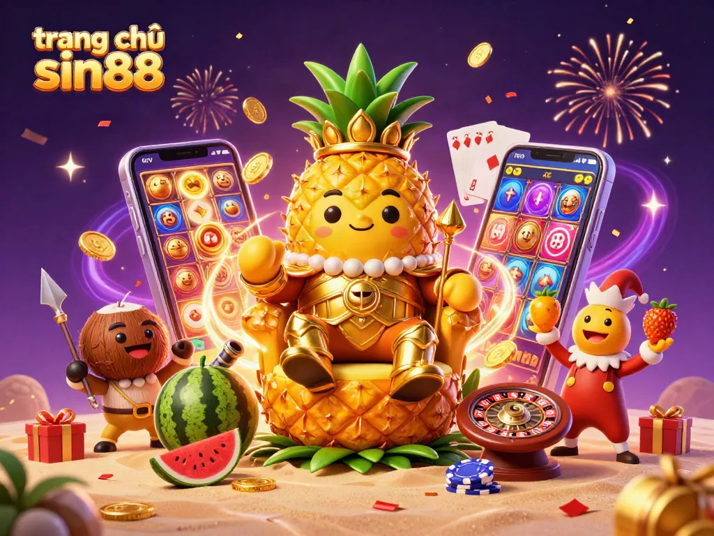 Engage with the thrilling world of trang chủ sin88 as the pineapple king rules the beach casino.